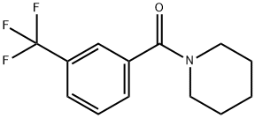 1-[3-(trifluoromethyl)benzoyl]piperidine 化学構造式