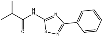 2-methyl-N-(3-phenyl-1,2,4-thiadiazol-5-yl)propanamide Structure