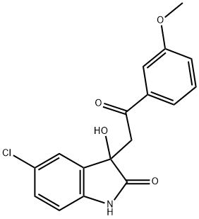 5-chloro-3-hydroxy-3-[2-(3-methoxyphenyl)-2-oxoethyl]-1,3-dihydro-2H-indol-2-one|