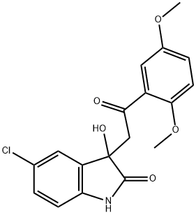 690692-06-9 5-chloro-3-[2-(2,5-dimethoxyphenyl)-2-oxoethyl]-3-hydroxy-1,3-dihydro-2H-indol-2-one