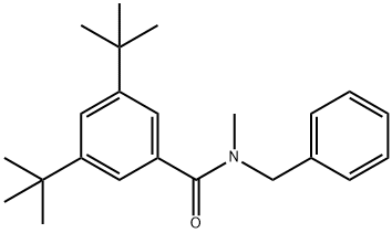 N-benzyl-3,5-ditert-butyl-N-methylbenzamide Struktur