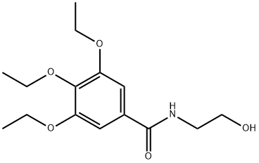 3,4,5-triethoxy-N-(2-hydroxyethyl)benzamide,690987-00-9,结构式