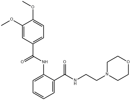 690990-68-2 3,4-dimethoxy-N-[2-({[2-(4-morpholinyl)ethyl]amino}carbonyl)phenyl]benzamide