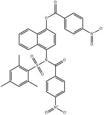 691368-30-6 4-[{4-nitrobenzoyl}(mesitylsulfonyl)amino]-1-naphthyl 4-nitrobenzoate