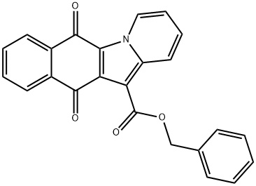 benzyl 6,11-dioxo-6,11-dihydrobenzo[f]pyrido[1,2-a]indole-12-carboxylate Struktur
