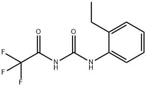 N-(2-ethylphenyl)-N'-(trifluoroacetyl)urea,691382-54-4,结构式