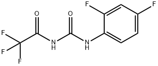 N-(2,4-difluorophenyl)-N'-(trifluoroacetyl)urea,691382-55-5,结构式