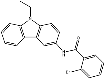 2-bromo-N-(9-ethyl-9H-carbazol-3-yl)benzamide Structure