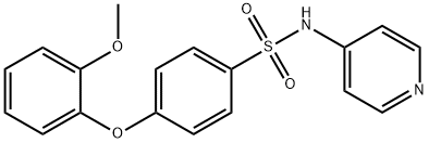 4-(2-methoxyphenoxy)-N-(4-pyridinyl)benzenesulfonamide 结构式