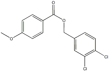 3,4-dichlorobenzyl 4-methoxybenzoate Structure