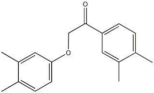 2-(3,4-dimethylphenoxy)-1-(3,4-dimethylphenyl)ethanone Structure