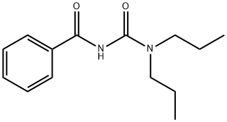 N'-benzoyl-N,N-dipropylurea Structure