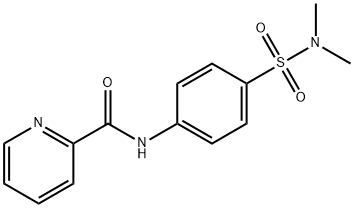 N-{4-[(dimethylamino)sulfonyl]phenyl}-2-pyridinecarboxamide Struktur