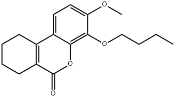 4-butoxy-3-methoxy-7,8,9,10-tetrahydro-6H-benzo[c]chromen-6-one Structure