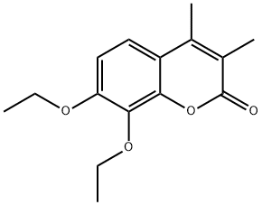 7,8-diethoxy-3,4-dimethyl-2H-chromen-2-one,692747-35-6,结构式