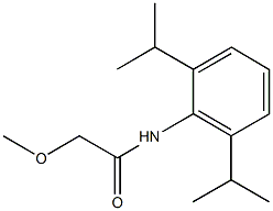 N-(2,6-diisopropylphenyl)-2-methoxyacetamide 化学構造式