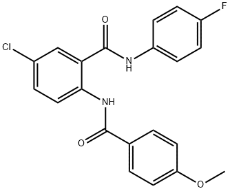 693232-97-2 5-chloro-N-(4-fluorophenyl)-2-[(4-methoxybenzoyl)amino]benzamide