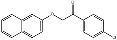 1-(4-chlorophenyl)-2-(2-naphthyloxy)ethanone,69353-95-3,结构式
