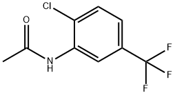 N-[2-chloro-5-(trifluoromethyl)phenyl]acetamide 化学構造式