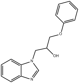 1-(1H-benzimidazol-1-yl)-3-phenoxy-2-propanol,69407-76-7,结构式