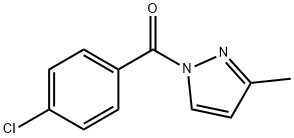 1-(4-chlorobenzoyl)-3-methyl-1H-pyrazole Structure