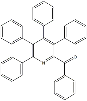 phenyl(3,4,5,6-tetraphenyl-2-pyridinyl)methanone 结构式