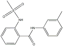 694443-90-8 N-(3-methylphenyl)-2-[(methylsulfonyl)amino]benzamide