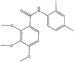 N-(2,4-dimethylphenyl)-2,3,4-trimethoxybenzamide 化学構造式