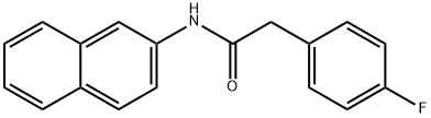 2-(4-fluorophenyl)-N-(2-naphthyl)acetamide Struktur