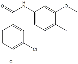 3,4-dichloro-N-(3-methoxy-4-methylphenyl)benzamide,694454-74-5,结构式