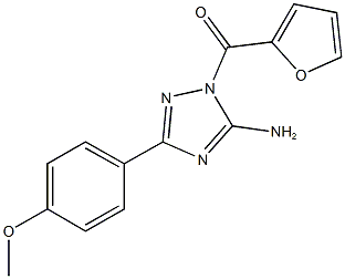 1-(2-furoyl)-3-(4-methoxyphenyl)-1H-1,2,4-triazol-5-ylamine Structure