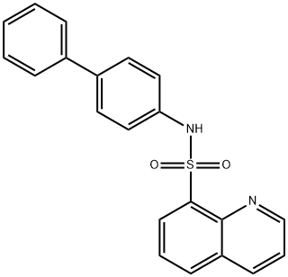 N-[1,1'-biphenyl]-4-yl-8-quinolinesulfonamide Structure