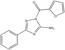 1-(2-furoyl)-3-phenyl-1H-1,2,4-triazol-5-amine 结构式