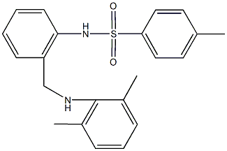 N-{2-[(2,6-dimethylanilino)methyl]phenyl}-4-methylbenzenesulfonamide 结构式