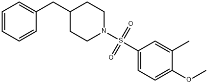 4-[(4-benzyl-1-piperidinyl)sulfonyl]-2-methylphenyl methyl ether,694506-61-1,结构式