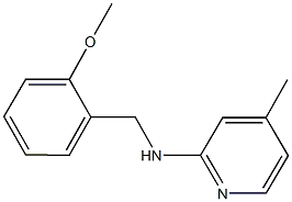 N-(2-methoxybenzyl)-N-(4-methyl-2-pyridinyl)amine Struktur