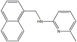 N-(6-methyl-2-pyridinyl)-N-(1-naphthylmethyl)amine Structure