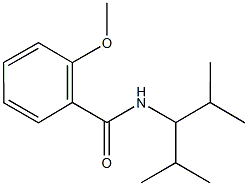 N-(1-isopropyl-2-methylpropyl)-2-methoxybenzamide,694518-51-9,结构式