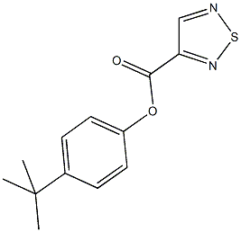 695176-73-9 4-tert-butylphenyl 1,2,5-thiadiazole-3-carboxylate