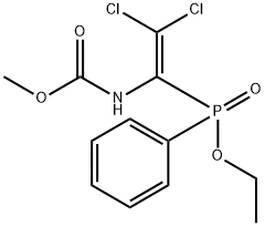 ethyl 2,2-dichloro-1-[(methoxycarbonyl)amino]vinyl(phenyl)phosphinate|