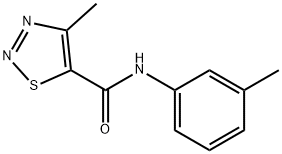 4-methyl-N-(3-methylphenyl)-1,2,3-thiadiazole-5-carboxamide Structure