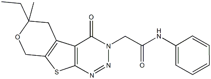 2-(6-ethyl-6-methyl-4-oxo-5,8-dihydro-4H-pyrano[4