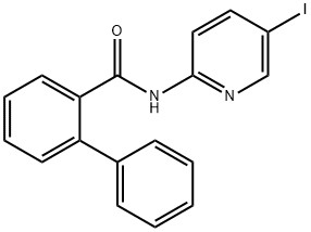 N-(5-iodo-2-pyridinyl)[1,1'-biphenyl]-2-carboxamide Structure