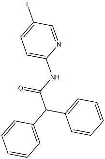 N-(5-iodo-2-pyridinyl)-2,2-diphenylacetamide Structure