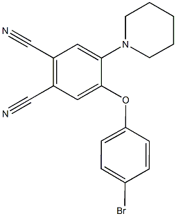 4-(4-bromophenoxy)-5-(1-piperidinyl)phthalonitrile,696629-29-5,结构式