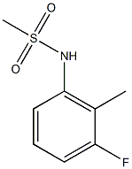 N-(3-fluoro-2-methylphenyl)methanesulfonamide Struktur
