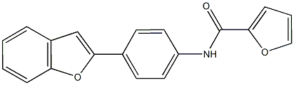 N-[4-(1-benzofuran-2-yl)phenyl]-2-furamide Structure