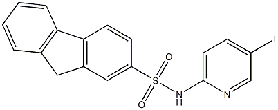 N-(5-iodo-2-pyridinyl)-9H-fluorene-2-sulfonamide|