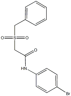 2-(benzylsulfonyl)-N-(4-bromophenyl)acetamide,698987-60-9,结构式