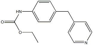 ethyl 4-(4-pyridinylmethyl)phenylcarbamate Structure